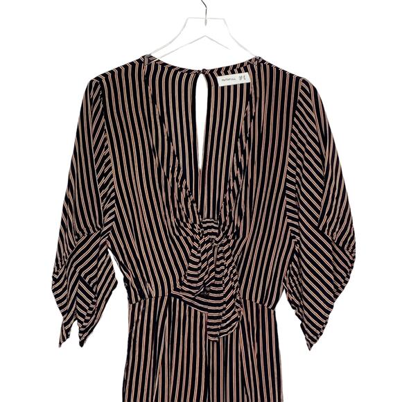 Faithfull The Brand 6 Women Tilos Jumpsuit San Marino Stripe Cut Out Wide Leg - Picture 5 of 11